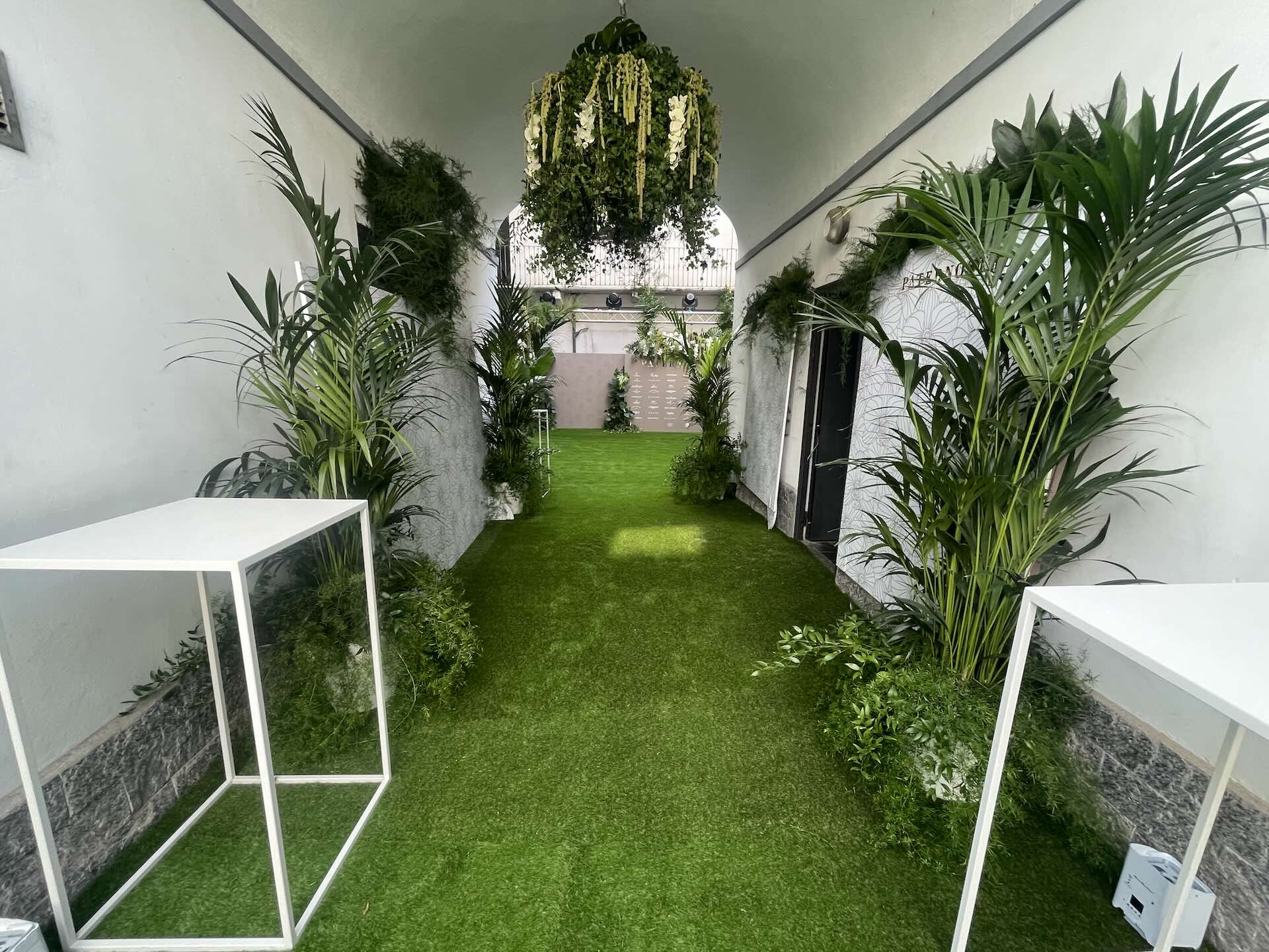 Ingresso evento allestimento floreale