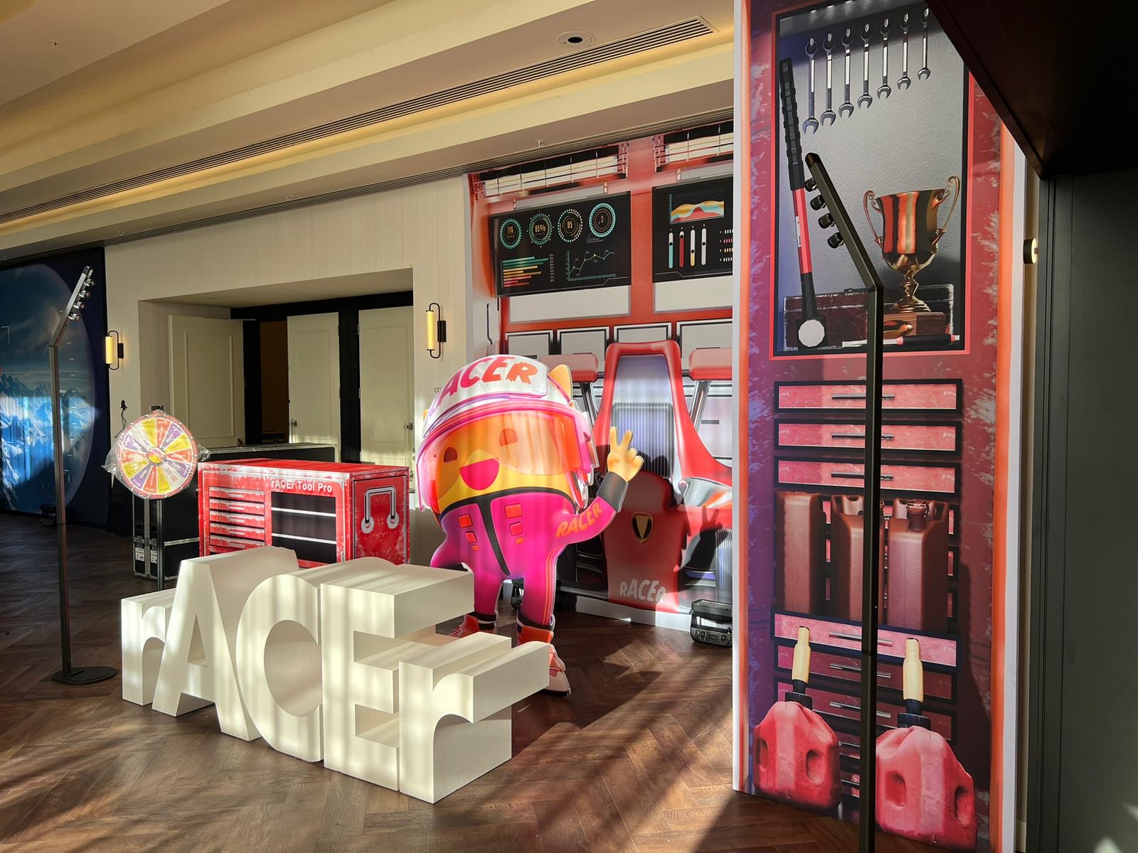 allestimento personalizzato evento Yama Group